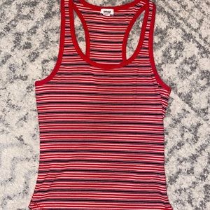 GARAGE Stripped Tank Top